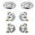 Kit Farol com moldura Volare agrale V5 V6 V8 W8 W9 - Imagem 3
