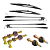 Kit Limpador parabrisa Caio Foz Super Mini foz Mondego - Imagem 1