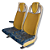 Banco poltrona duplo onibus urbano caio apache vip acessibilidade - Imagem 3