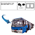 Borracha parabrisa bipartido ônibus caio alpha 1995-1999 - Imagem 2
