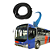 Guarnição (Quadro Borracha) Janela Motorista Ônibus Caio Apache VIP/S21 – Anos 2003 a 2007 - Imagem 1