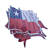 Adesivo externo lateral bandeira pais Chile Onibus todos - Imagem 1