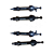 Kit limpador parabrisa Onibus Comil campione Neobus Thunder Mascarello - Imagem 4