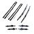 Kit limpador parabrisa Onibus Comil campione Neobus Thunder Mascarello - Imagem 1