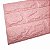 Adesivo de parede 3d com painel de tijolos 60cm x 15cm cor rosa - Imagem 1