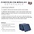 Kit de Cabeceira Modular Casal Retângulo 12 pçs Azul Marinho - Imagem 5