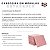 Kit de Cabeceira Modular Casal Retângulo 12 pçs Rose - Imagem 4