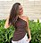 Blusa Letícia - Marrom - Imagem 1