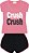 CONJUNTO INFANTIL MENINA CRUSH POLIAMIDA PINK - Imagem 2