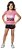 CONJUNTO INFANTIL MENINA CRUSH POLIAMIDA PINK - Imagem 1