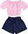 CONJUNTO INFANTIL MENINA LAISE ROSA - Imagem 2