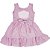 VESTIDO INFANTIL MENINA LAÇO PINK - Imagem 3