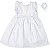 VESTIDO INFANTIL FERNANDA MENINA BABADO BRANCO - Imagem 2