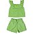 CONJUNTO INFANTIL MENINA TOP LAISE VERDE - Imagem 1