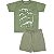CONJUNTO INFANTIL MENINO DINOSSAUROS VERDE - Imagem 1