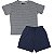 PIJAMA INFANTIL MENINO VERÃO TOUCH MODAL LISTRADO - Imagem 2