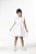 VESTIDO INFANTIL MENINA BABADO BRANCO - Imagem 1
