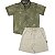 CONJUNTO INFANTIL MENINO FOLHAGEM SARJA VERDE - Imagem 2