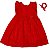 VESTIDO INFANTIL FERNANDA MENINA BABADO VERMELHO - Imagem 1