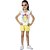 CONJUNTO INFANTIL MENINA FLOR ALGODÃO AMARELO - Imagem 2