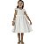 VESTIDO INFANTIL SOPHIE VISCOSE COM LISTRAS LUREX PRATA - Imagem 1