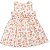 VESTIDO INFANTIL MENINA FRIDA ALGODÃO FLORAL ROSÊ - Imagem 3