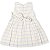 VESTIDO INFANTIL MENINA FRIDA LISTRADO COM LUREX AZUL - Imagem 2