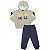 CONJUNTO INFANTIL MENINO BEAR HUGS MOLETOM MARINHO - Imagem 1