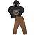 CONJUNTO INFANTIL MENINO URSO MOLETOM PRETO - Imagem 1
