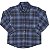 CAMISA INFANTIL MENINO XADREZ AZUL - Imagem 1