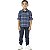 CAMISA INFANTIL MENINO XADREZ AZUL - Imagem 2