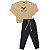 CONJUNTO INFANTIL MENINO MICHIGAN MOLETOM BEGE - Imagem 2