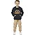 CONJUNTO INFANTIL MENINO SPORT LEAGUE MOLETOM PRETO - Imagem 2