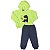 CONJUNTO INFANTIL MENINO DINO MOLETOM VERDE - Imagem 2
