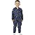 PIJAMA INFANTIL MENINO SLIM SOFT DANGER DINO MARINHO - Imagem 1
