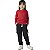 CALÇA INFANTIL MENINA BOLSO CARGO MOLECOTON PRETA - Imagem 3