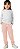 CALÇA INFANTIL MENINA BOLSO CARGO MOLECOTON ROSE - Imagem 2