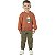 CONJUNTO INFANTIL MENINO URSO MOLETOM OCRE - Imagem 1