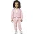 CONJUNTO INFANTIL MENINA BALÃO DE CORAÇÃO MOLETOM ROSA CLARO - Imagem 2