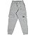 Calça infantil moletom jogger cinza - Imagem 3