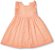 Vestido infantil algodão texturizado floral salmon - Imagem 3
