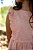 Vestido infantil algodão bordado floral salmon - Imagem 2