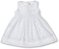 Vestido infantil menina laise algodão branco - Imagem 2