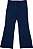 Calça infantil menina bailarina flare escolar marinho - Imagem 2
