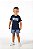 Conjunto infantil menino estampado algodão marinho - Imagem 2