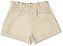 Shorts infantil menina moletinho básico natural - Imagem 2