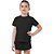 Camiseta infantil unissex dry fit proteção UV 50+ preta - Imagem 3