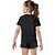 Camiseta infantil unissex dry fit proteção UV 50+ preta - Imagem 6