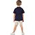Camiseta polo infantil menino botões gola portuguesa marinho - Imagem 3