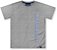 Camiseta infantil menino estampada algodão cinza - Imagem 1